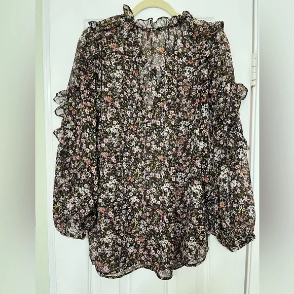 Terra & Sky 2X Floral Blouse 🌸 - Picture 6 of 8